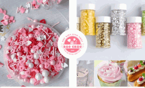 Cách Phối Hợp Kẹo Bi Đường (Cốm) Và Kem Tạo Hiệu Ứng Đẹp Mắt