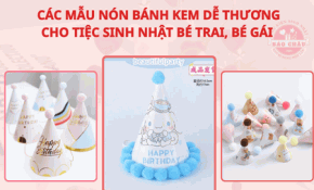 Tổng Hợp Các Mẫu Nón Bánh Kem Dễ Thương Cho Tiệc Sinh Nhật Bé Trai, Bé Gái