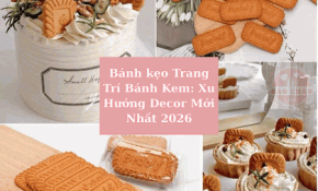 Bánh kẹo Trang Trí Bánh Kem: Xu Hướng Decor Mới Nhất 2026