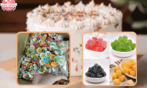 Phụ Kiện Hoa Lá Cây & Kẹo Dẻo – Combo Decor Bánh Kem Linh Hoạt Quanh Năm