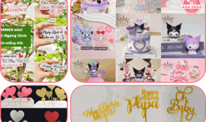 Top 10 Mẫu Topper Phụ Kiện Bánh Kem Dẫn Đầu Xu Hướng Năm 2026