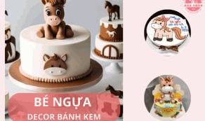 Bé Ngựa Decor – Điểm Nhấn Linh Vật Mang May Mắn Cho Bánh Tết 2026