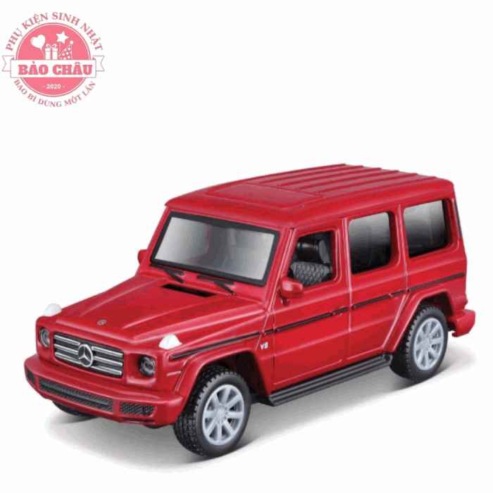 Combo 3 Xe Mercedes đỏ mini trang trí bánh sinh nhật, phụ kiện trang trí bánh kem