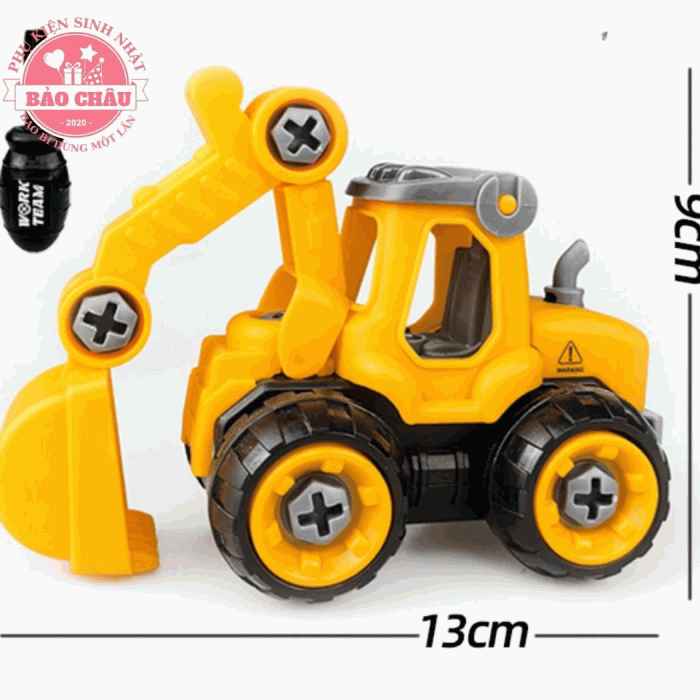 Xe xúc to trang trí bánh kem - Phụ kiện bánh kem