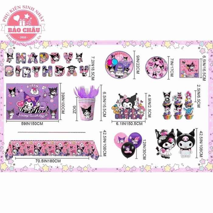 Tổng Các Mẫu Cắm Giấy Kurumi - Phụ Kiện Trang Trí Bánh Kem