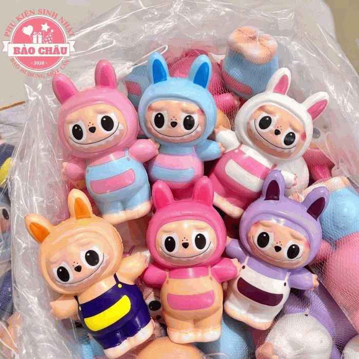 RẺ VÔ ĐỊCH - Tượng Labubu Decor Bánh Kem - Trang trí bánh sinh nhật, bánh kem ( Mẫu Ngẫu Nhiên )