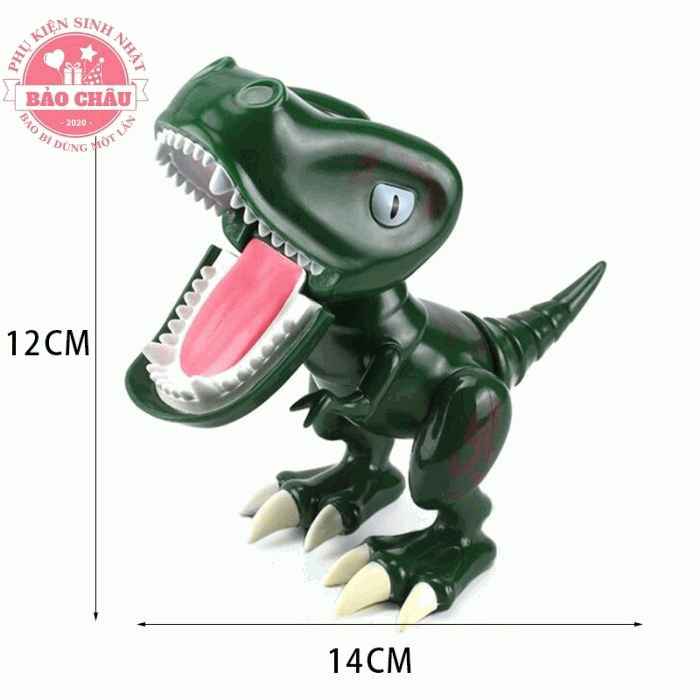 Khủng Long Bạo Chúa Xanh - Phụ Kiện Trang Trí Bánh Kem