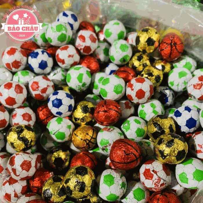1KG Kẹo Trái Banh Socola cho mấy bé trang trí bánh kem , bánh sinh nhật
