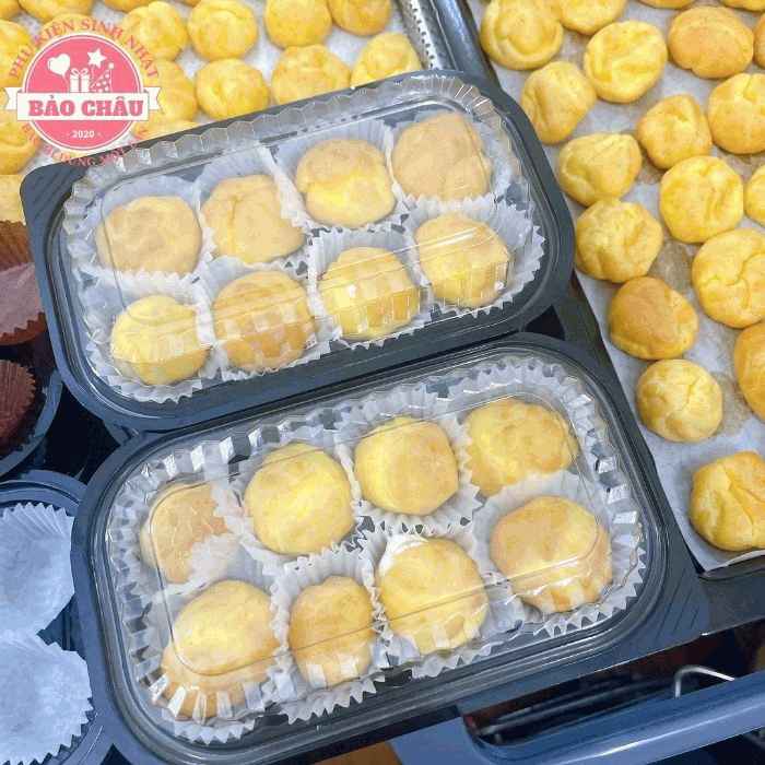 50 Hộp Nhựa Đế Đen HT12 - Hộp đựng rau câu - Hộp đựng xôi chè