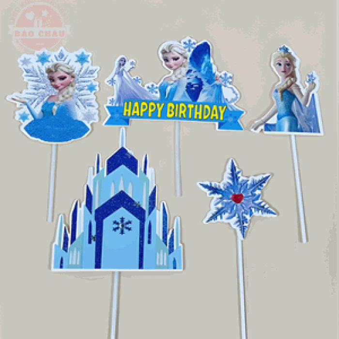 Cắm Giấy Công Chúa Elsa Xanh M2 ( HD )
