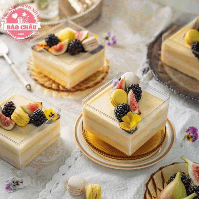 50 Ly Vuông Mica Đựng Bánh Lạnh, Bánh Mousse, Tiramisu, Panna Cotta 60ml (4248)