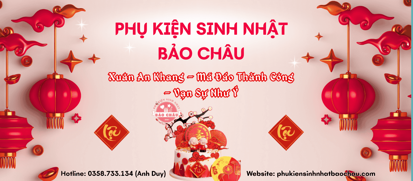 Phụ kiện sinh nhật Bảo Châu